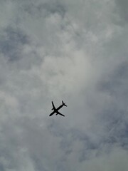 airplane in the sky
