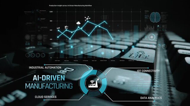 AI-driven manufacturing boosts industrial automation through IoT, cloud, and data analytics. Manufacturing process and factory output are optimized with smart feedback and AI. Marrow