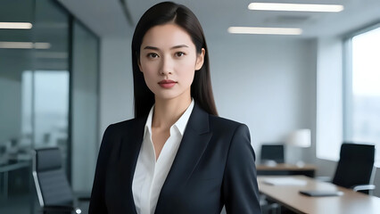 Fototapeta premium Professional woman in a modern office.