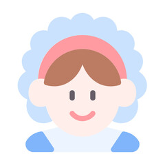 thanksgiving icon with flat style