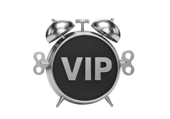 black and white alarm clock