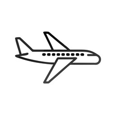 vector illustration of airplane