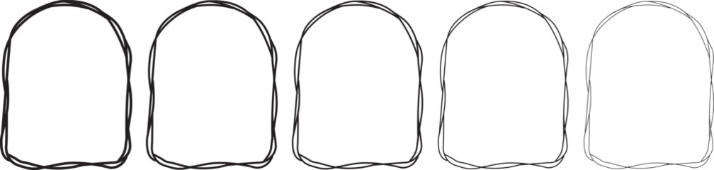 Set of nautical ropes shapes silhouette .Set of black isolated silhouette of chains on black   background. Vector rope chain border set black and white design element