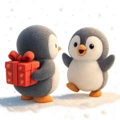 아기펭귄의깜짝선물주기