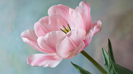 pink tulip flower