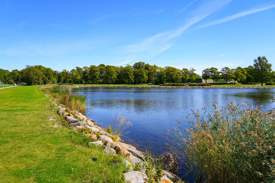 Fototapeta Tori Bay in Kuressaare, the capital city of Saaremaa Island in the Baltic Sea