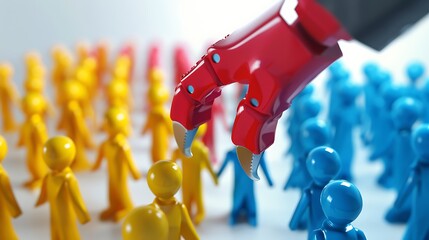 artificial intelligence concept, technology, future workforce