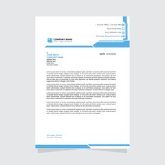 Modern business and corporate letterhead template