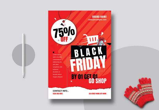 Modern Black Friday Sale Poster