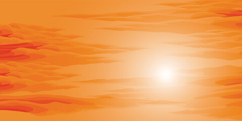 orange background texture, watercolor grunge, wisps of smoke fog or storm clouds painted with abstract vintage border design
