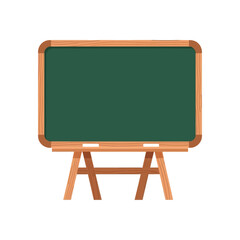 Green Chalkboard on Wooden Stand