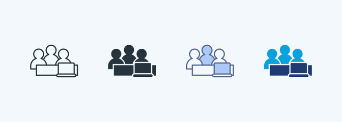 Tabletop Exercise Multiple Style Icon Collection
