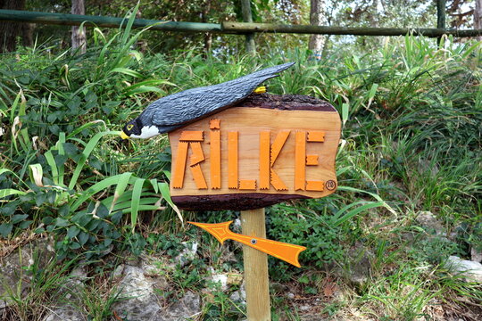 Eingang zum Rilkeweg in Duino bei Triest