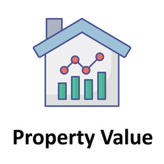 Property Value Vector Icon which can easily modify or edit