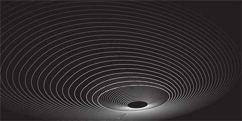 modern pattern abstract circular design space balck and white, tech pattern abstract