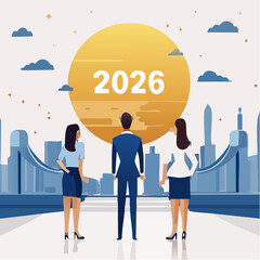 Obraz premium Team Celebration 2026