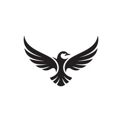 Obraz premium Elegant Bird Logo Design | Modern Minimalist Animal Symbol | Creative Bird Icon for Branding and Business