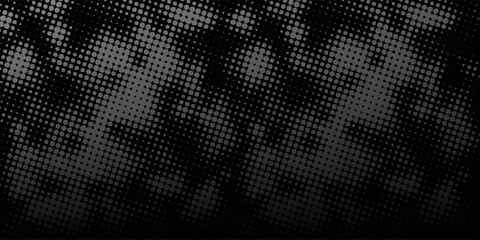 Dot white black wave technology texture background. Abstract big data digital concept. 3d rendering.