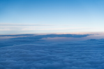 Fototapeta premium Airplane view of sky and cloud