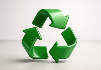 Obraz premium Symbole de recyclage écologique - illustration durable et moderne