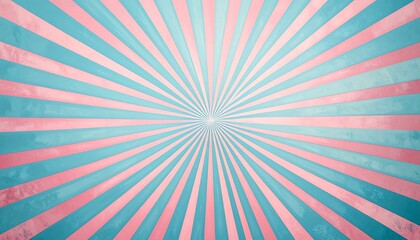 Fototapeta premium Pastel radial stripes background
