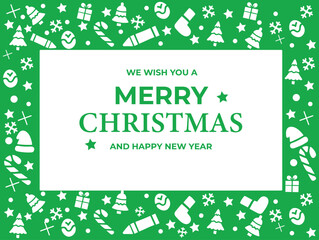 Pixel Art Christmas Greeting Card