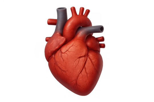Human heart organ, essential for pumping blood and sustaining life, representing anatomy, health, and medical treatments