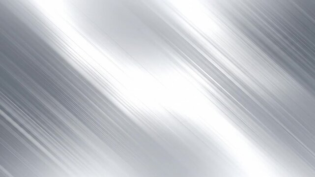Brushed Metal Surface With Diagonal Streaks And Bright White Highlight Creating A Sleek Modern Texture
