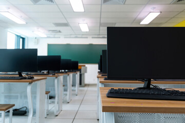 Landscape of school computer room