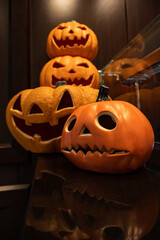 Concept for Halloween party decoration and horror theme.