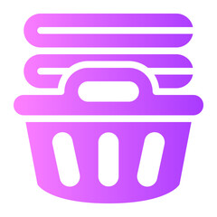 basket gradient icon