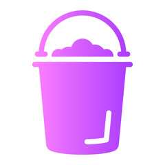 bucket gradient icon