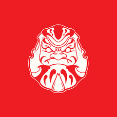 Premium Vector | Japanese festival cultural daruma	