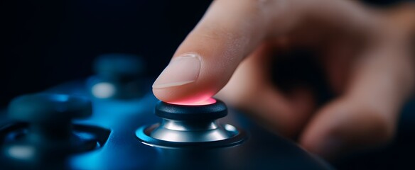 Teens' fingers hover over game controller button while playing video game session.