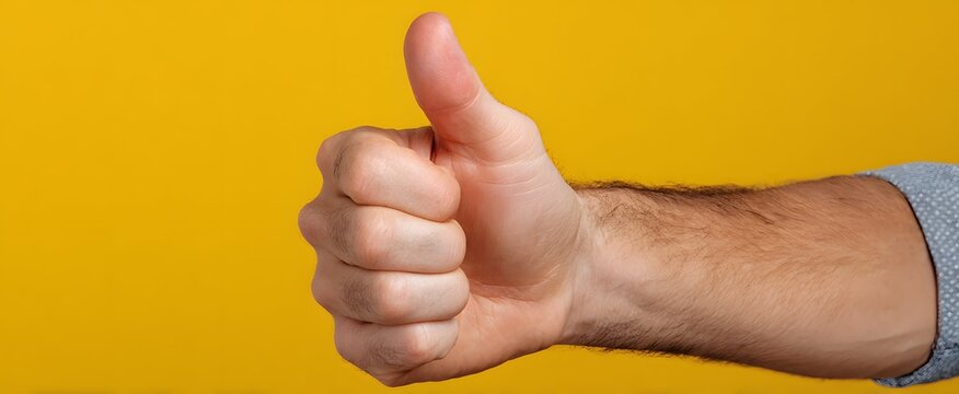 The hand offers a helpful tip using an extended finger gesture.