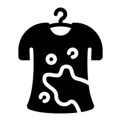 clothes glyph icon
