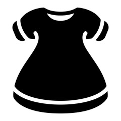 dress glyph icon