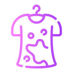 clothes gradient icon