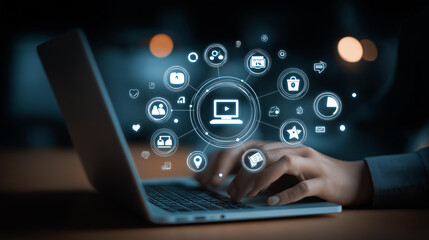 Virtual Digital Ads Campaign Concept