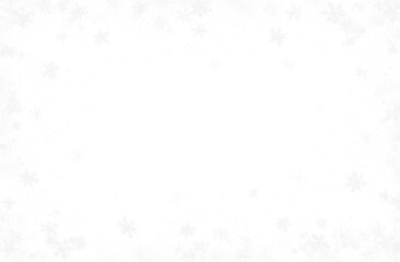 Fototapeta premium Frostwork. Decorative ice crystals frame on transparent background 