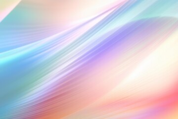 Fototapeta premium Abstract pastel color background with smooth wavy stripes creating a soft and dreamy atmosphere