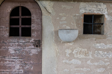 Draguć Town in Istra, Croatia