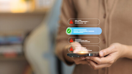 Mobile Fraud Alert Notification, Phishing Warning