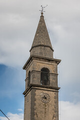 Draguć Town in Istra, Croatia