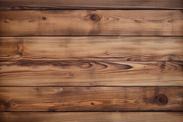 Fototapeta premium Wooden planks forming a rustic textured background, ideal for design projects needing a natural and aged feel