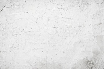 Obraz premium Vintage whitewashed wall texture with rustic, uneven plaster