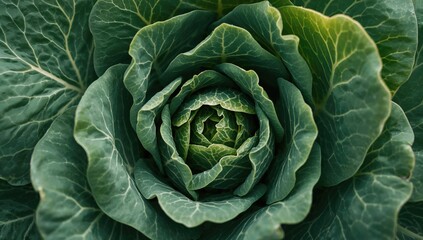Fototapeta premium Close-up of fresh organic produce thriving in natural farm environment, showcasing agriculture and health concepts