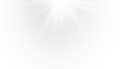 Gray sunray glows with radiant beauty and balance. Bright gradients create a natural lighting atmosphere. Ideal for professional digital design or illustration.