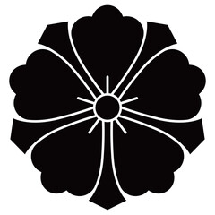 家紋です。剣唐花といいます。