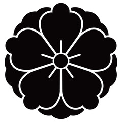 家紋です。八重唐花といいます。